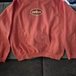 Stayuplate Coral Logo Sweatshirt